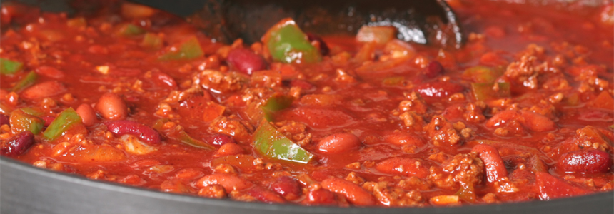 Pork Sausage Tailgate Chili